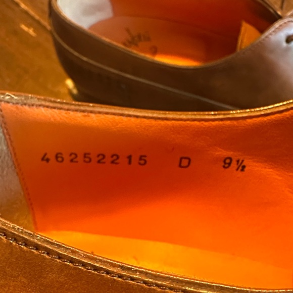 Santoni Emanuel Plain Toe Oxford Tan main image 10